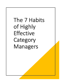 The 7 Habits of Highly Effective Category Managers resource